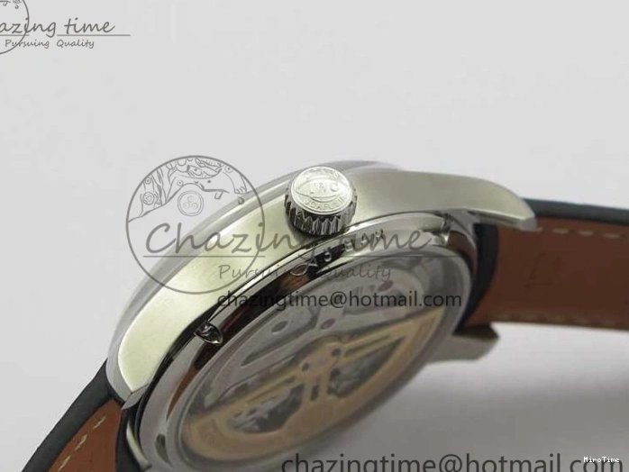 MIROTIME 0523 Portugieser Perpetual Calendar IW503401 V9F 1:1 Best Edition Blue Dial on Black Leather Strap A Contemporary 7114